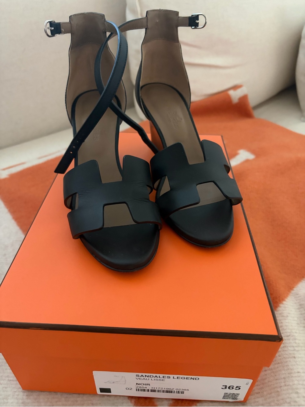HERMES LEGEND SANDALS 36.5